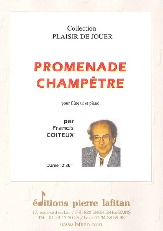 LAFITAN COITEUX FRANCIS - PROMENADE CHAMPETRE - FLUTE ET PIANO