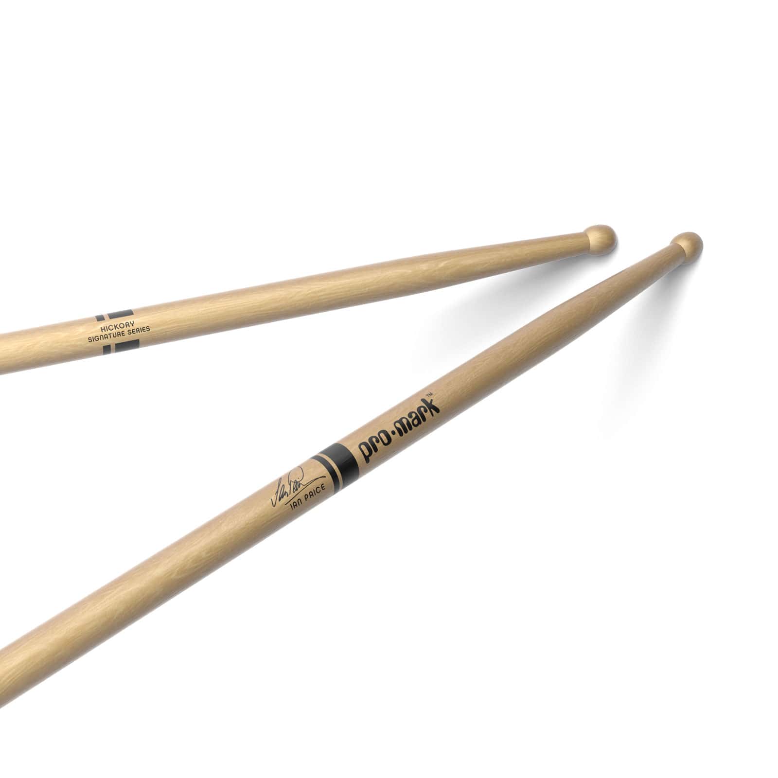 PRO MARK IAN PAICE 808 HICKORY DRUMSTICK WOOD TIP