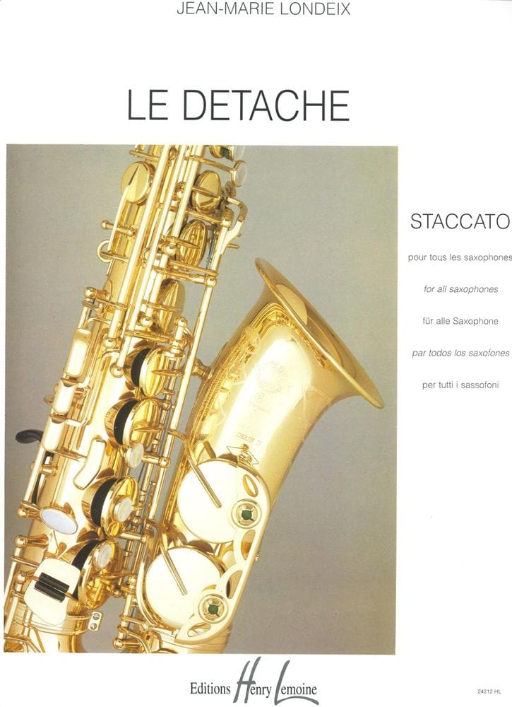 LEMOINE LONDEIX J.M. - DETACHE (STACCATO) - SAXOPHONE