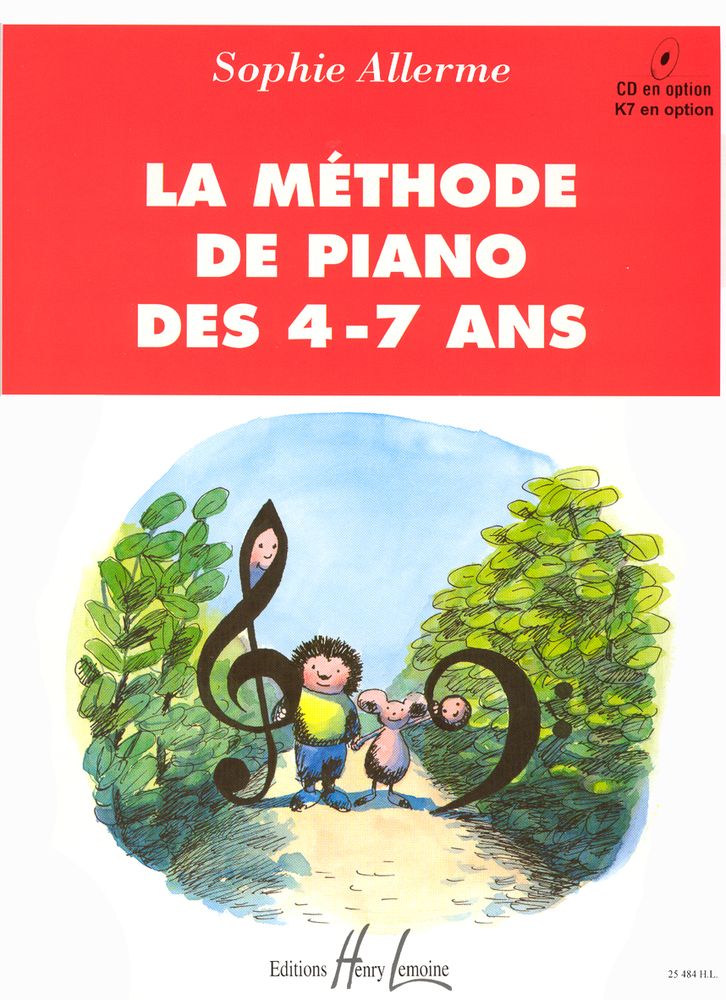 LEMOINE ALLERME SOPHIE - METHODE DE PIANO DES 4-7 ANS