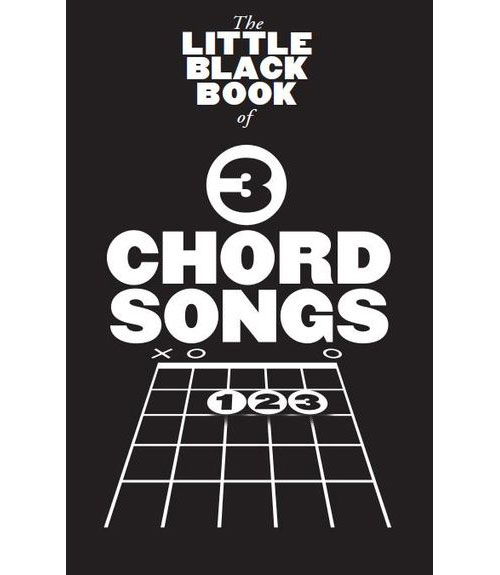 MUSIC SALES LITTLE BLACK BOOK - 3 CHORD SONGS - PAROLE ET ACCORDSDS
