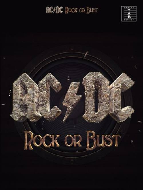 MUSIC SALES AC/DC - ROCK OR BUST - GUITAR TAB