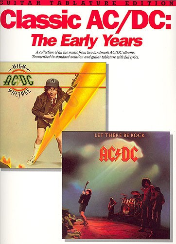 WISE PUBLICATIONS AC/DC - CLASSIC AC/DC THE EARLY YEARS - GUITARE 
