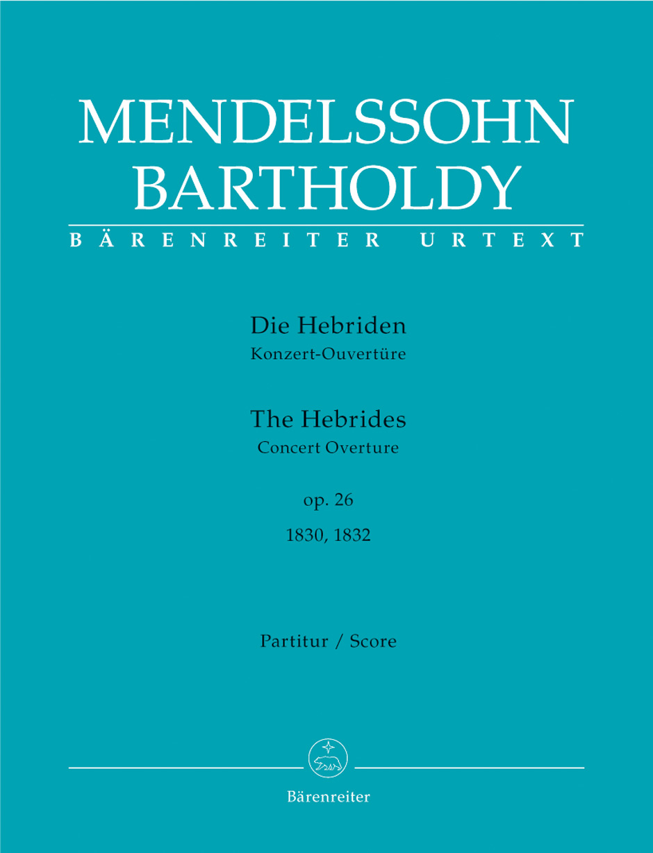 BARENREITER MENDELSSOHN F. - HEBRIDES OP.26 - SCORE