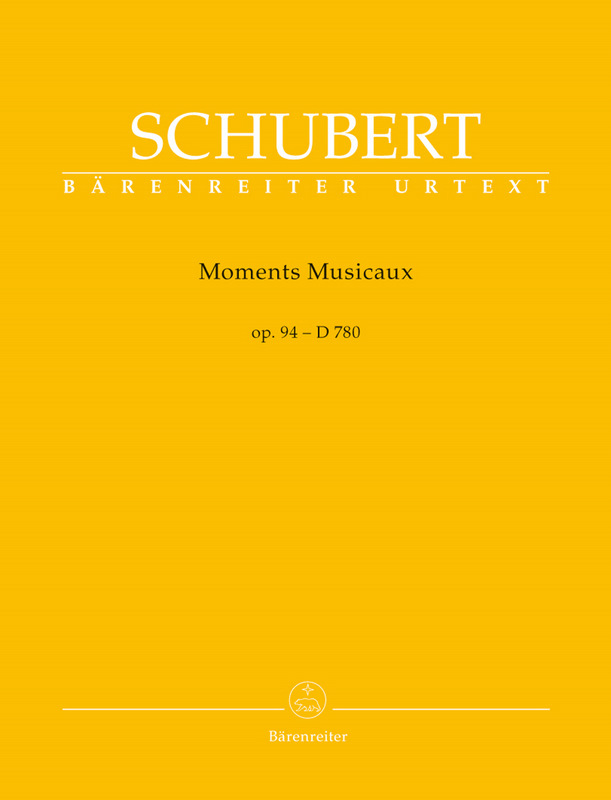 BARENREITER SCHUBERT FRANZ - MOMENTS MUSICAUX OP.94 D 780