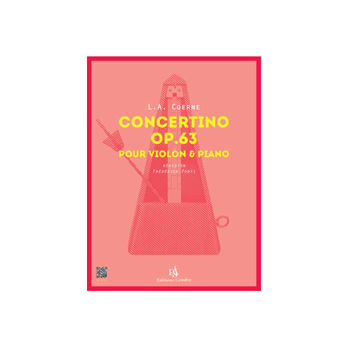 COMBRE COERNE LOUIS ADOLPHE - CONCERTINO OP.63 - VIOLON ET PIANO