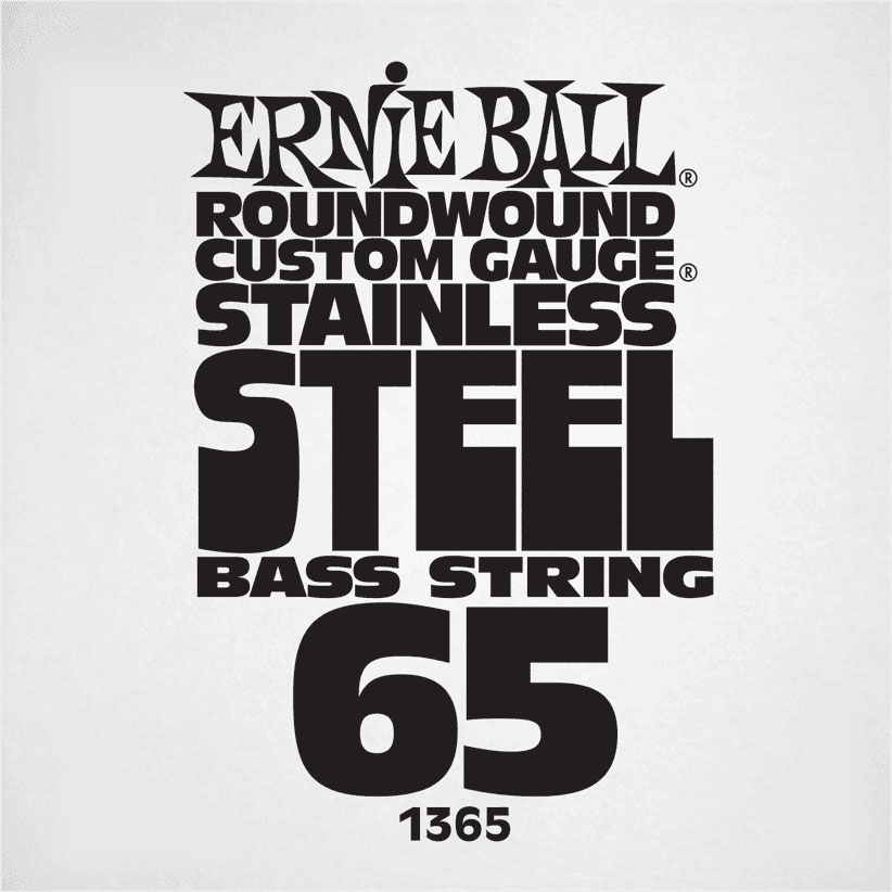 ERNIE BALL .065 STAINLESS STEEL ELECTRIC BASS STRING SINGLE