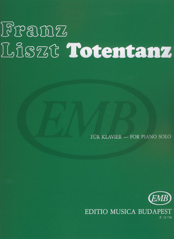 EMB (EDITIO MUSICA BUDAPEST) LISZT F. - TOTENTANZ - PIANO
