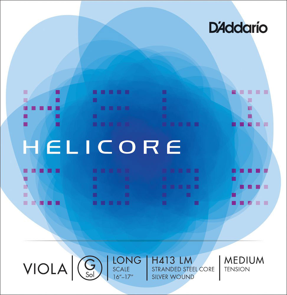 D'ADDARIO AND CO HELICORE VIOLA SINGLE G STRING LONG SCALE MEDIUM TENSION