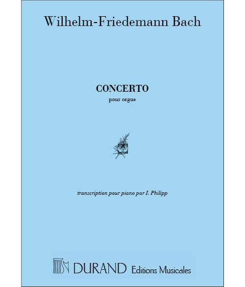 DURAND BACH J.S. - CONCERTO - PIANO