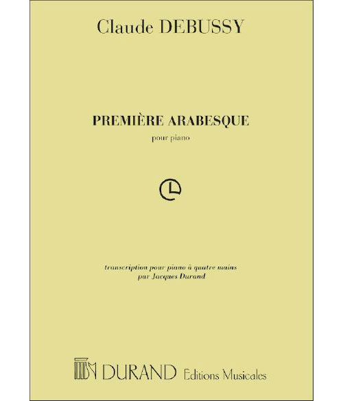 DURAND DEBUSSY - PREMIERE ARABESQUE - PIANO 4 MAINS