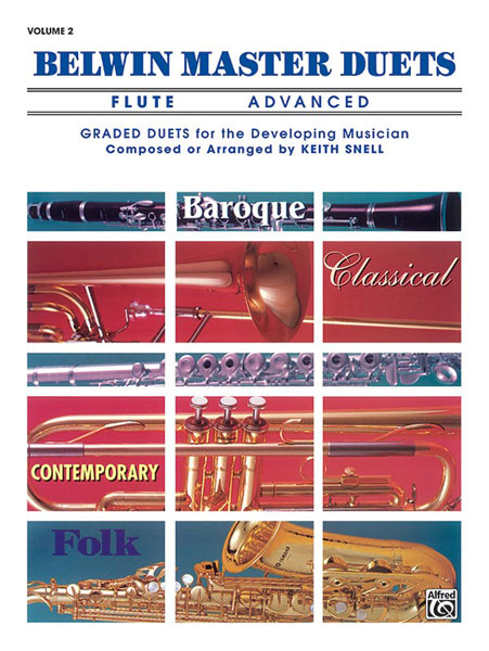 ALFRED PUBLISHING SNELL KEITH - BELWIN MASTER DUETS - FLUTE ADVANCED II - FLUTE ENSEMBLE