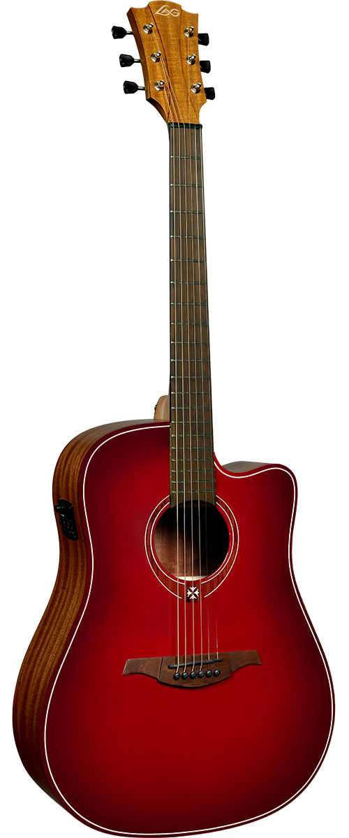 LAG TRAMONTANE SPECIAL T-RED-DCE DREADNOUGHT CTW RED BURST