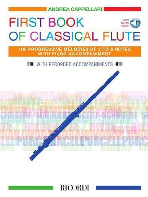 RICORDI FIRST BOOK OF CLASSICAL FLUTE - FLUTE AND PIANO