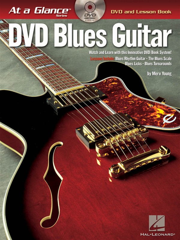 HAL LEONARD AT A GLANCE BLUES GUITAR + DVD - GUITAR