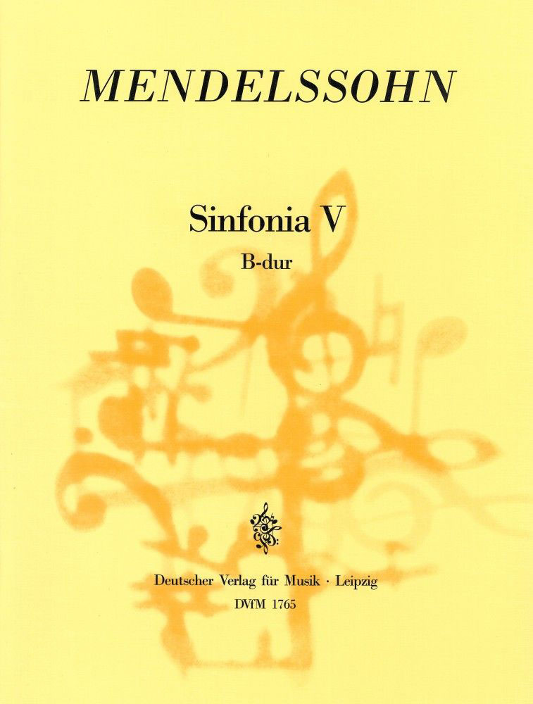 EDITION BREITKOPF MENDELSSOHN-BARTHOLDY F. - SINFONIA V B-DUR - STRINGS