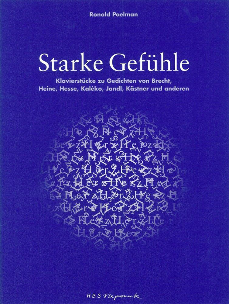 EDITION BREITKOPF POELMAN RONALD - STARKE GEFUHLE - PIANO