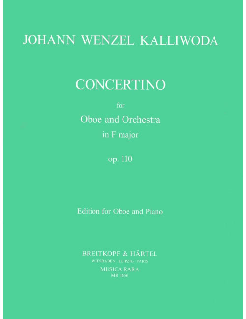 EDITION BREITKOPF KALLIWODA J.W. - CONCERTINO OP. 110