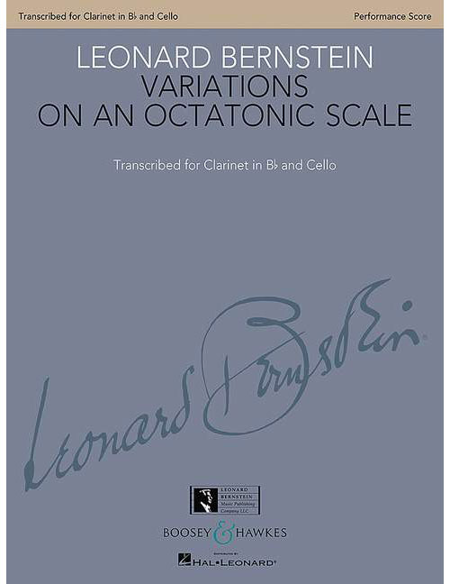 BOOSEY & HAWKES BERNSTEIN L. - VARIATIONS ON AN OCTATONIC SCALE - MUSIQUE DE CHAMBRE