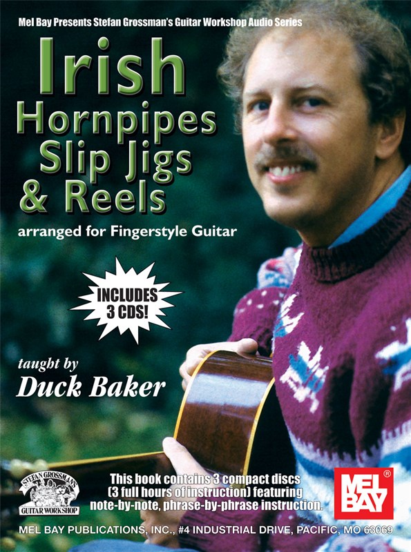 MUSIC SALES BAKER DUCK - IRISH HORNPIPES, SLIP JIGS AND REELS - GUITAR