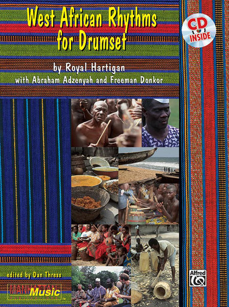 ALFRED PUBLISHING WEST AFRICAN RHYTHMS + CD - DRUM