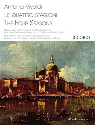 RICORDI VIVALDI A. - THE FOUR SEASONS - VIOLON & PIANO 
