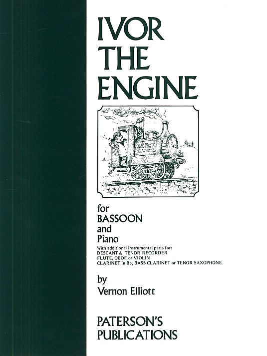 MUSIC SALES ELLIOTT VERNON - IVOR THE ENGINE FOR BASSOON AND PIANO