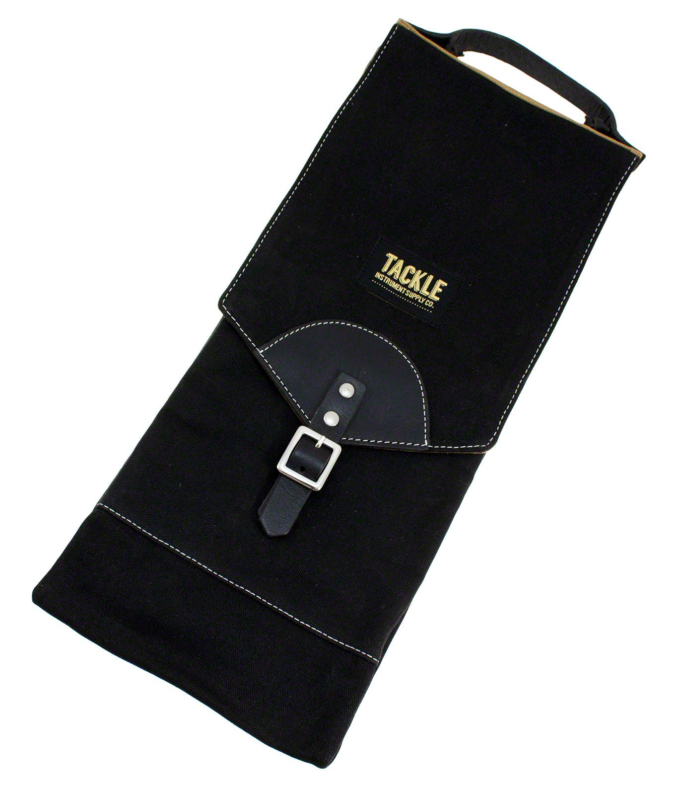 TACKLE INSTRUMENTS WAXED CANVAS COMPACT STICK CASE - BLACK