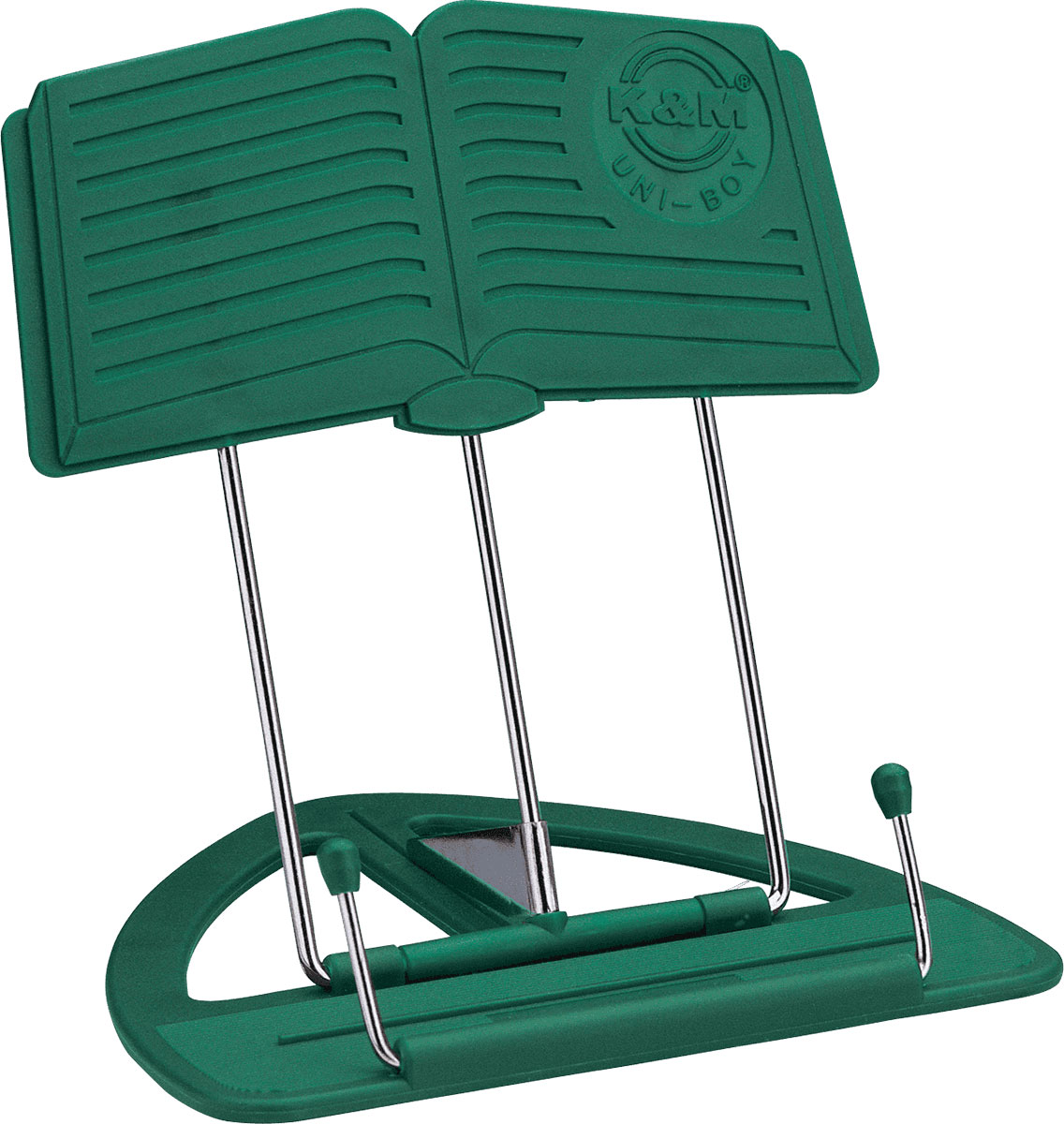 K&M PACK OF 12 GREEN UNIBOY MUSIC STAND