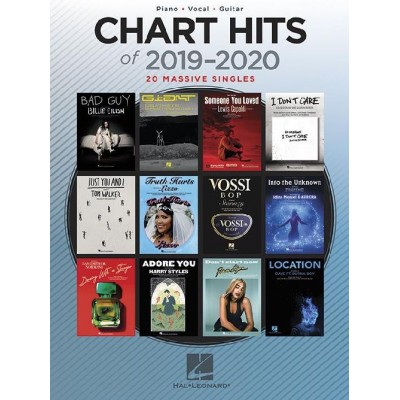 HAL LEONARD CHART HITS OF 2019-2020 - PIANO, VOCAL AND GUITARE