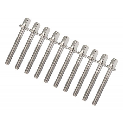 Tension rods for tom and snare