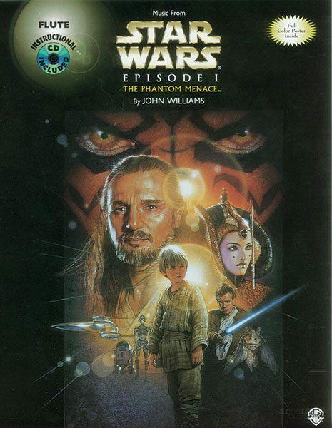 ALFRED PUBLISHING WILLIAMS JOHN - STAR WARS I: PHANTOM MENACE + CD - FLUTE