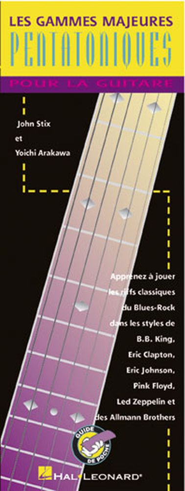 HAL LEONARD GAMMES MAJEURES PENTATONIQUES - GUITARE