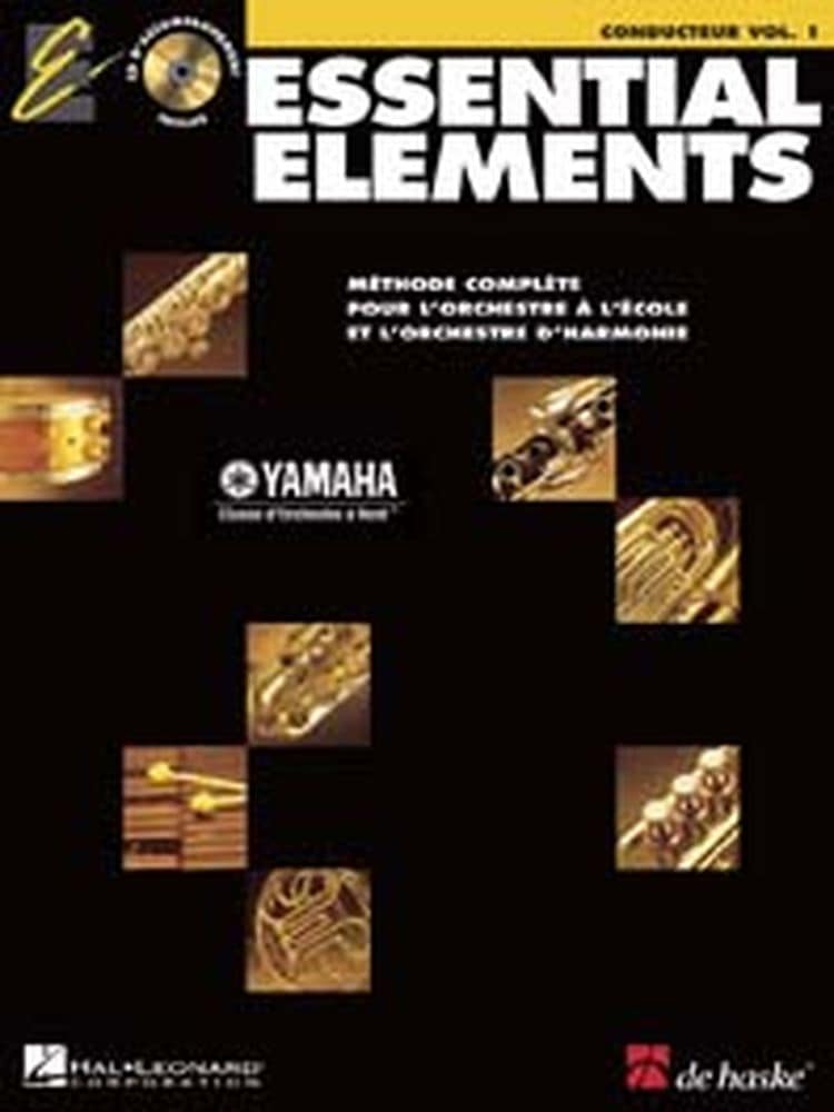 HAL LEONARD ESSENTIAL ELEMENTS VOL.1 + CD - CONDUCTEUR