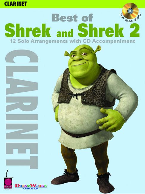 FABER MUSIC SHREK AND SHREK 2, BEST OF + CD - CLARINET AND PIANO 