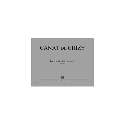JOBERT CANAT DE CHIZY EDITH - POUR UNE AME ERRANTE - ORGUE