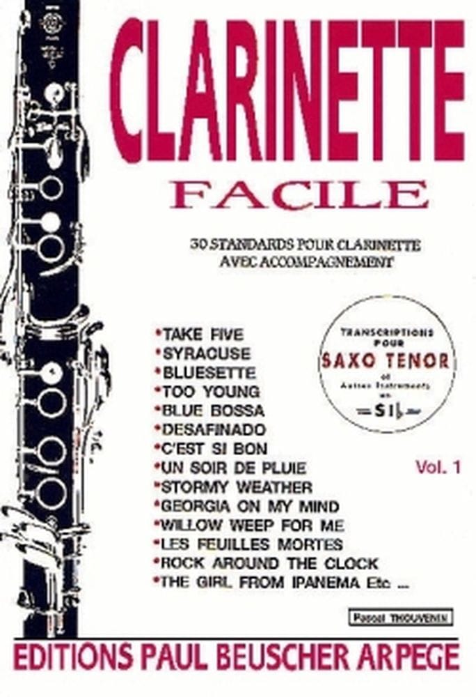 PAUL BEUSCHER PUBLICATIONS CLARINETTE FACILE VOL 1 - CLARINETTE