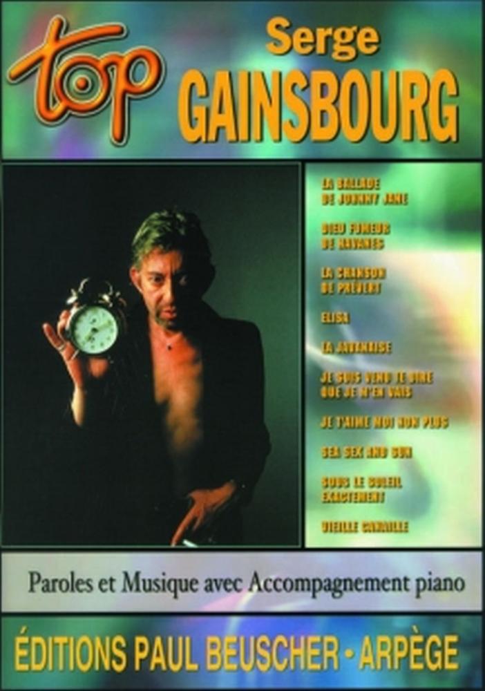 PAUL BEUSCHER PUBLICATIONS GAINSBOURG SERGE - TOP GAINSBOURG - PVG