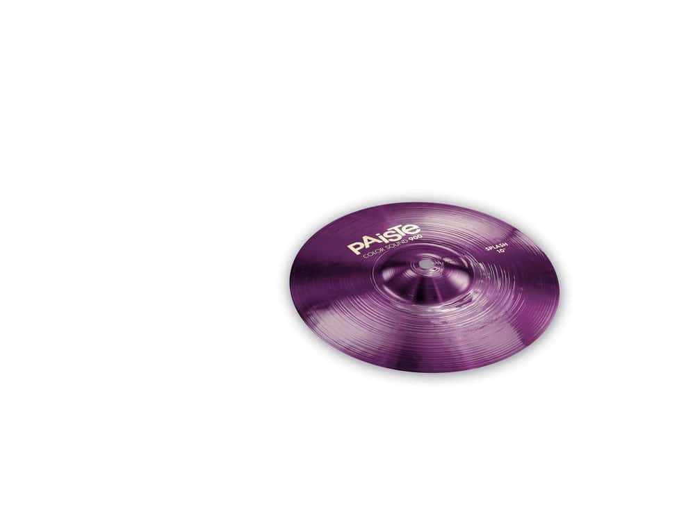 PAISTE CYMBALES SPLASH 900 SERIES COLOR SOUND PURPLE 10