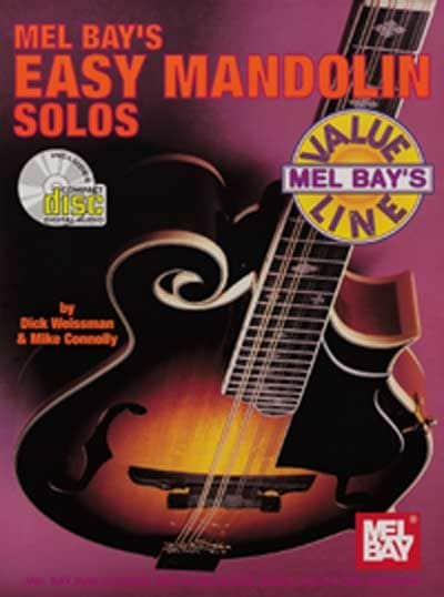 MEL BAY WEISSMAN DICK - EASY MANDOLIN SOLOS + CD - MANDOLIN