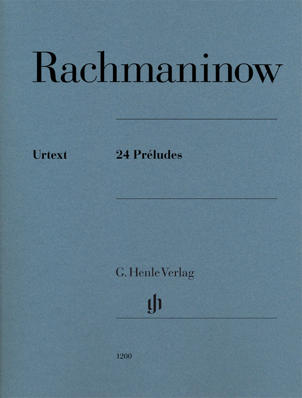 HENLE VERLAG RACHMANINOV S. - 24 PRELUDES