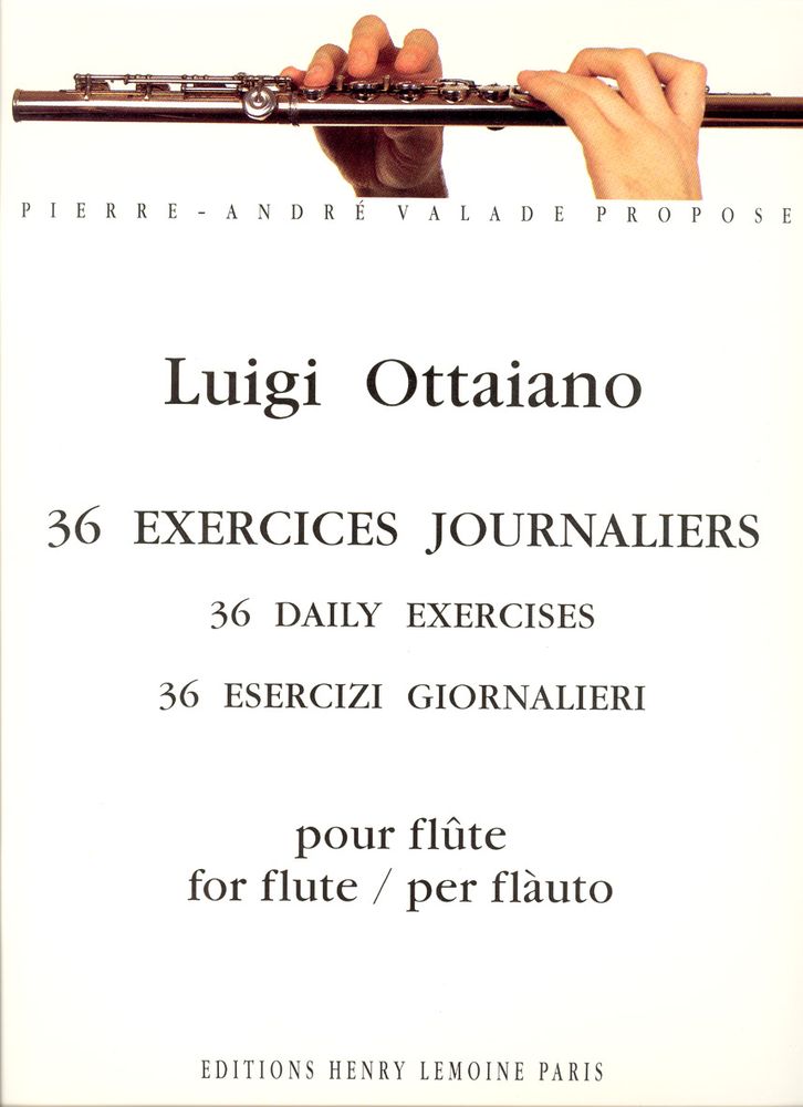 LEMOINE OTTAIANO LUIGI - EXERCICES JOURNALIERS (36) - FLUTE