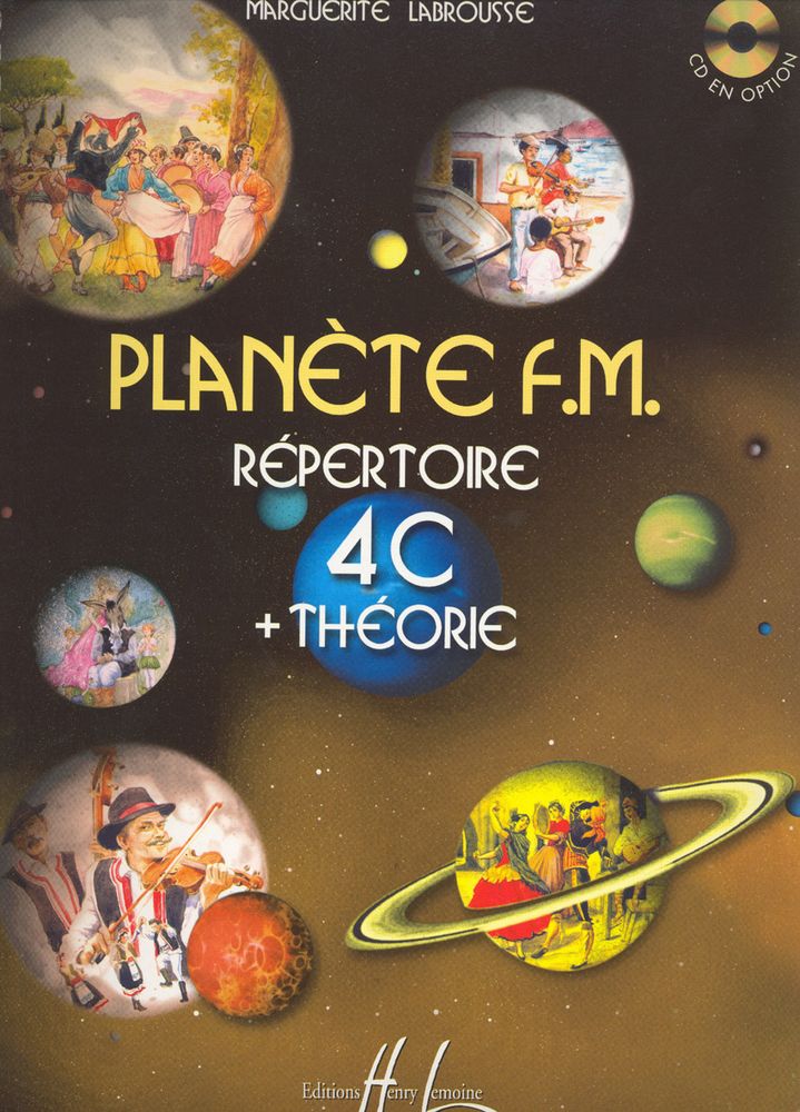 LEMOINE LABROUSSE MARGUERITE - PLANETE F.M. VOL.4C - REPERTOIRE ET THEORIE
