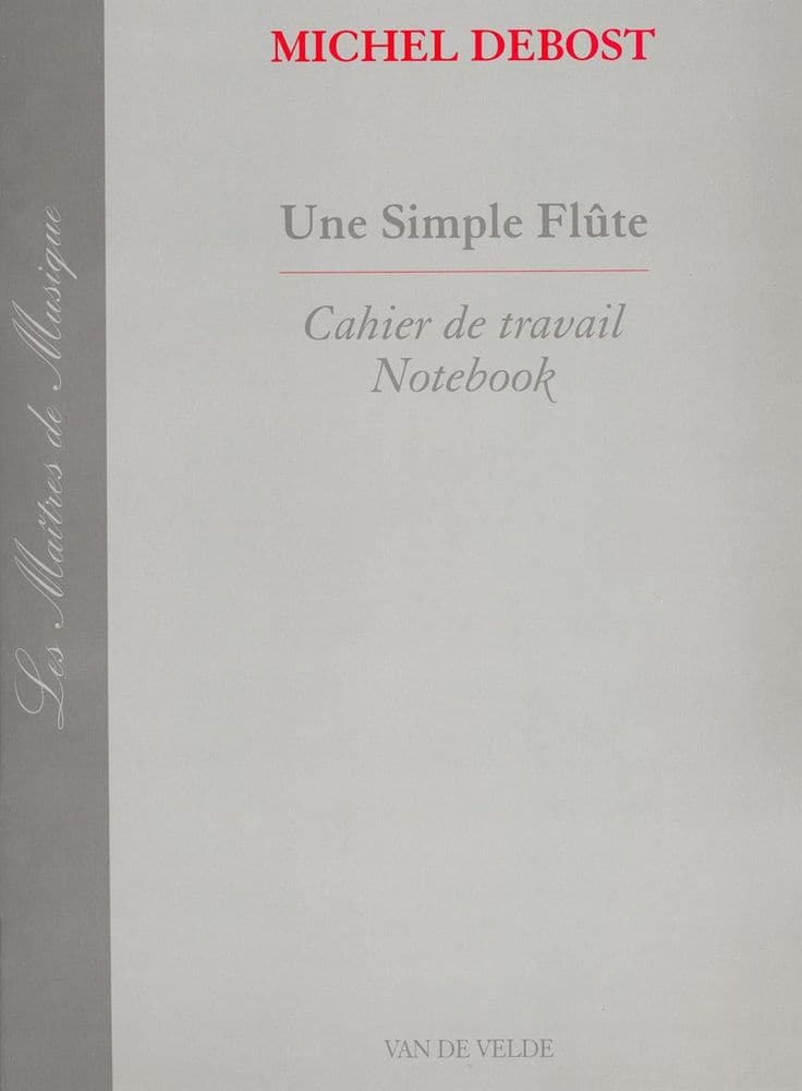 LEMOINE DEBOST MICHEL - UNE SIMPLE FLUTE (CAHIER)