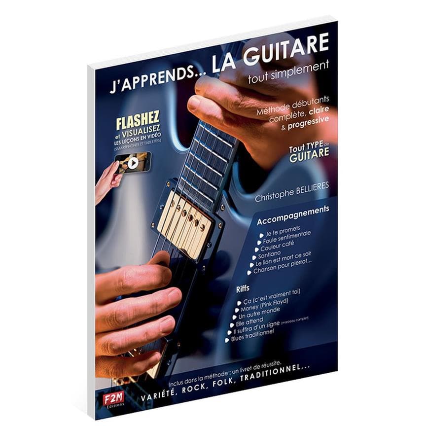 F2M EDITIONS BELLIERES CHRISTOPHE - J'APPRENDS LA GUITARE... TOUT SIMPLEMENT 