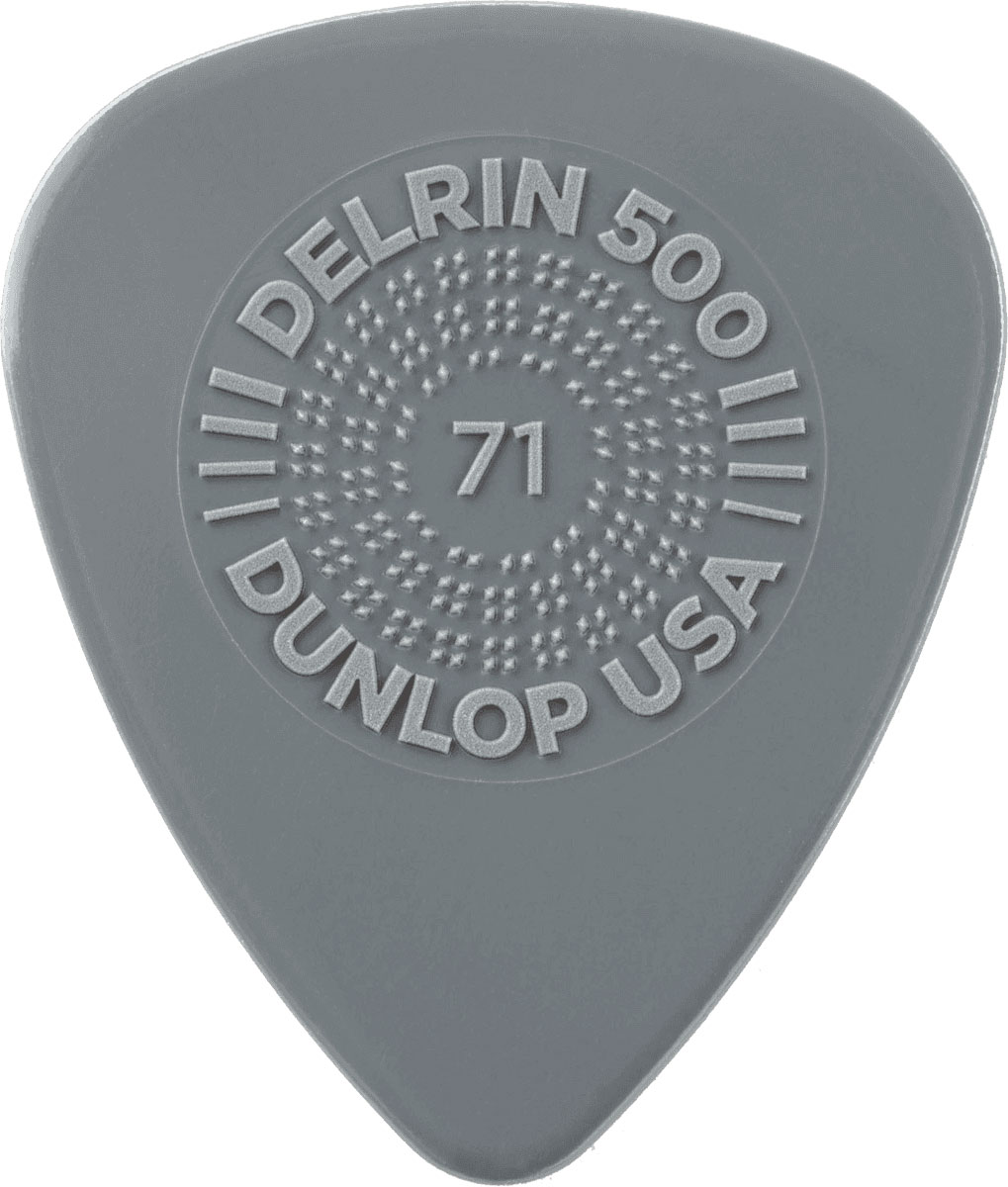 JIM DUNLOP SPECIALTY DELRIN 500 PRIME GRIP 0,71MM X 12