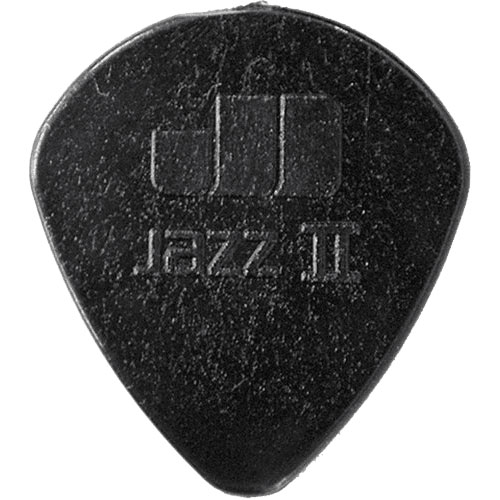 JIM DUNLOP NYLON JAZZ II GUITAR PICK 1.18 BLACK 24 PACK