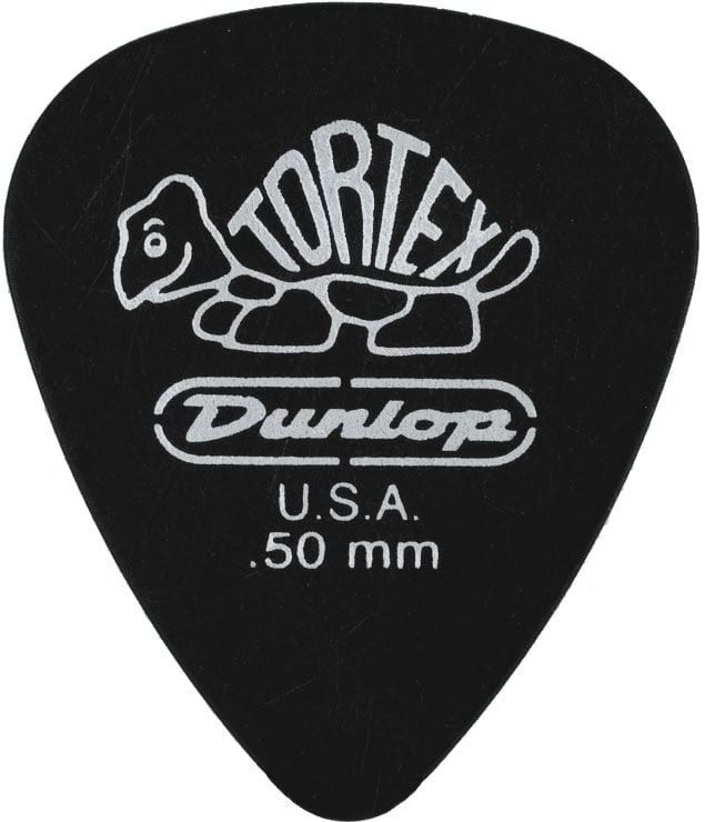 JIM DUNLOP ADU 488R50 - TORTEX PITCH BLACK PLAYERS PACK - 0,50 MM 72 PACK