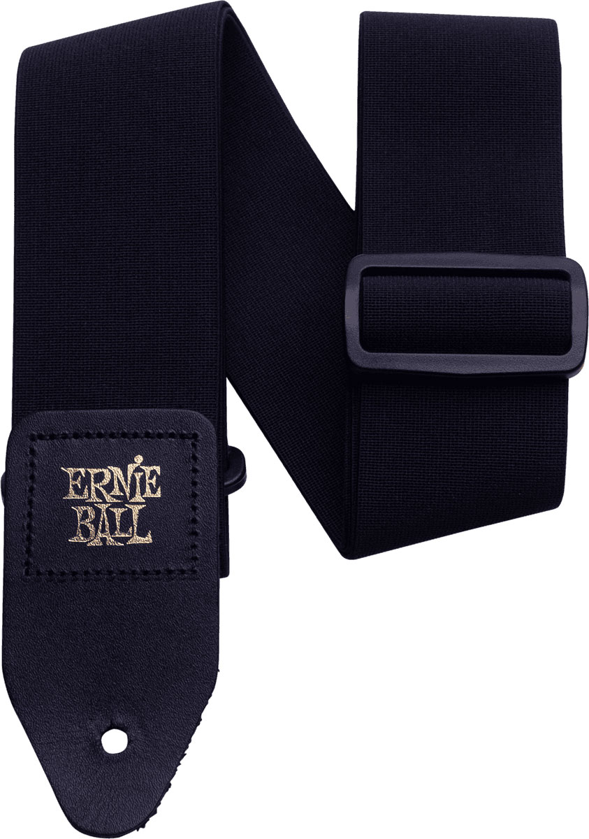 ERNIE BALL STRETCH STRAP BLACK