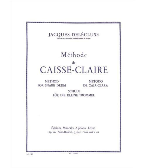 LEDUC DELECLUSE JACQUES - METHODE DE CAISSE-CLAIRE